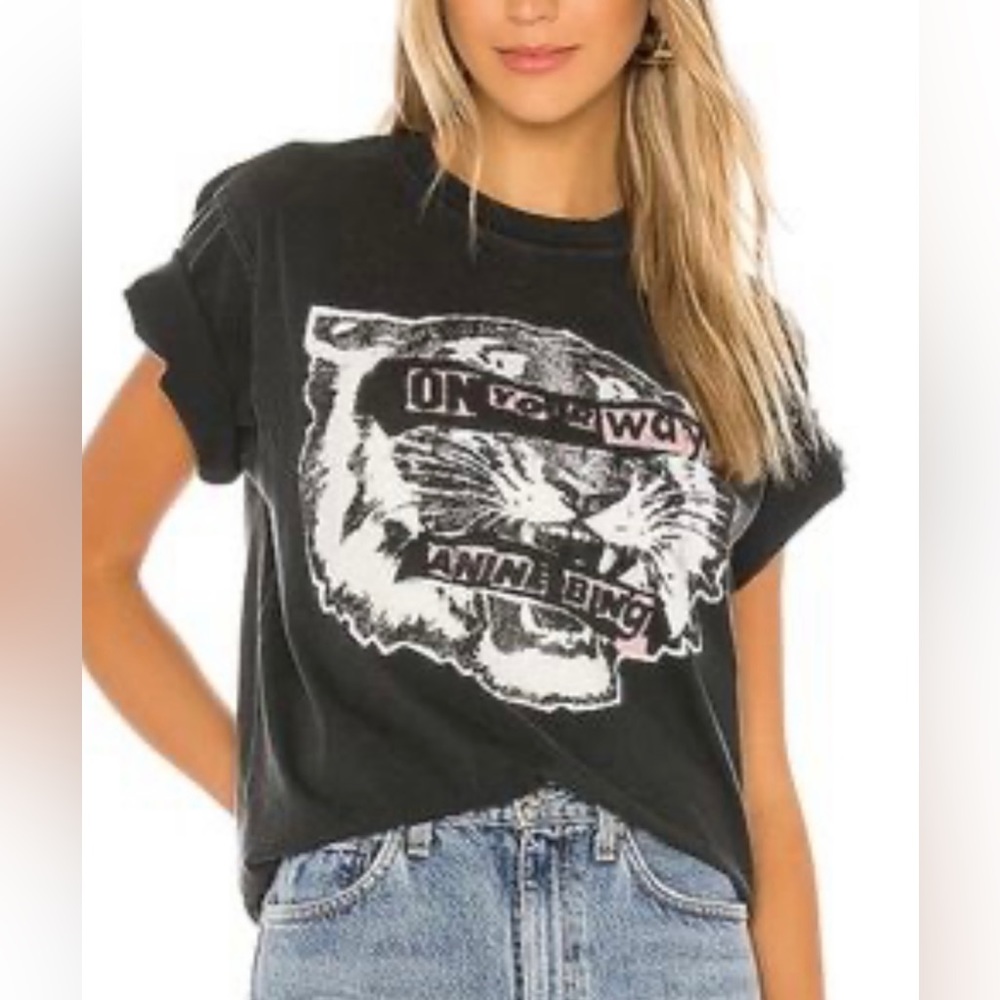 Anine Bing "On Your Way" graphic tee - size small